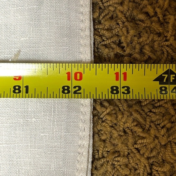 VTG Embroidery Lace Linen Tablecloth 66 X 82 Ivory Seat 6-8 Flaws/ Repairs - Picture 12 of 14